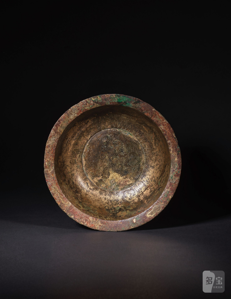 漢 鎏金銅盌 | RARE BOL EN BRONZE DORÉ - 图4